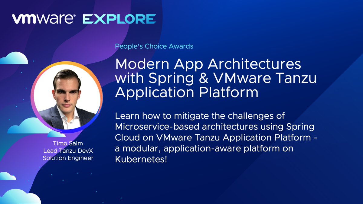 Please #vote for my session to be featured at #VMwareExplore 2022 by Jul 1st via the #Twitter poll option "Spring &amp; Tanzu Platform" here: x.com/VMwareExplore/…
