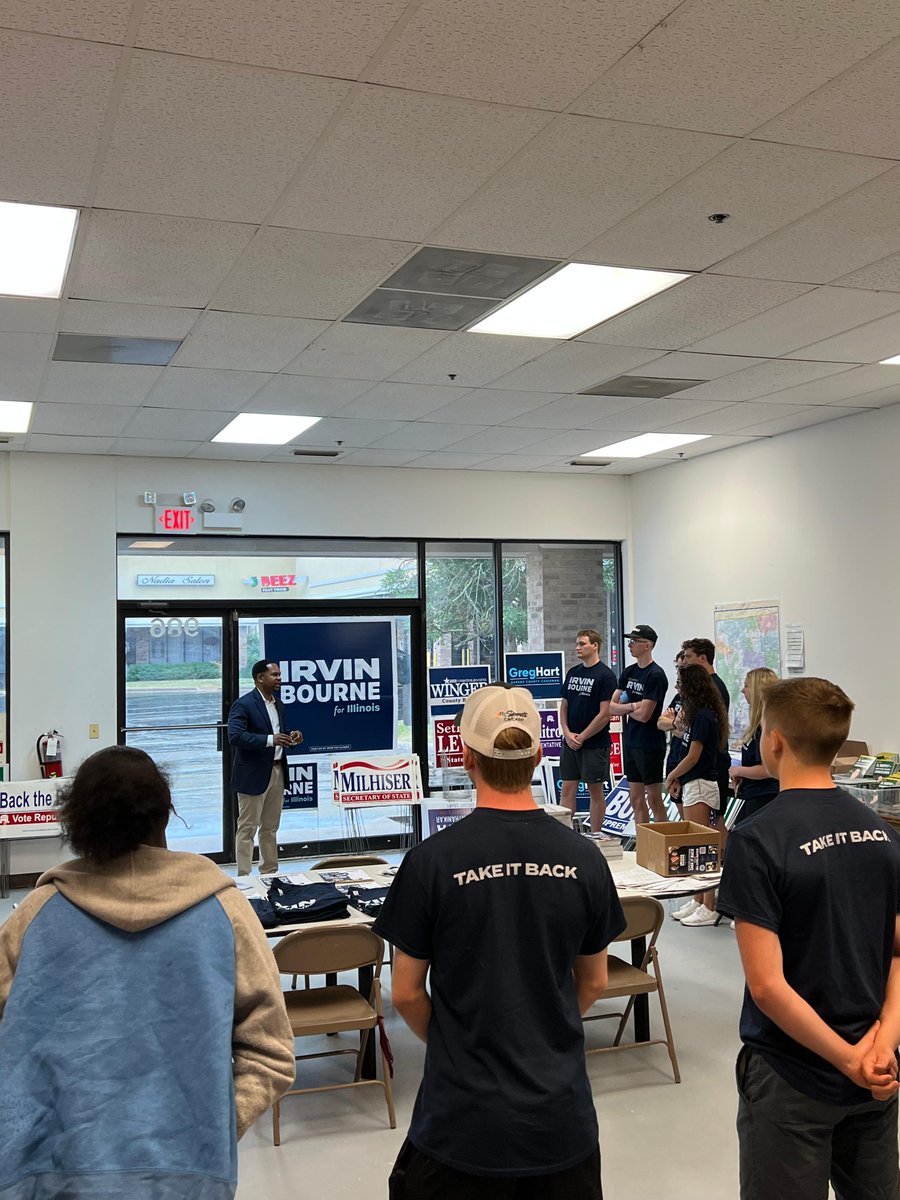 In the last week, our volunteer army knocked on over 38,000 doors up and down Illinois. I am so proud of our volunteers and all the hard work they have done to take back Illinois.