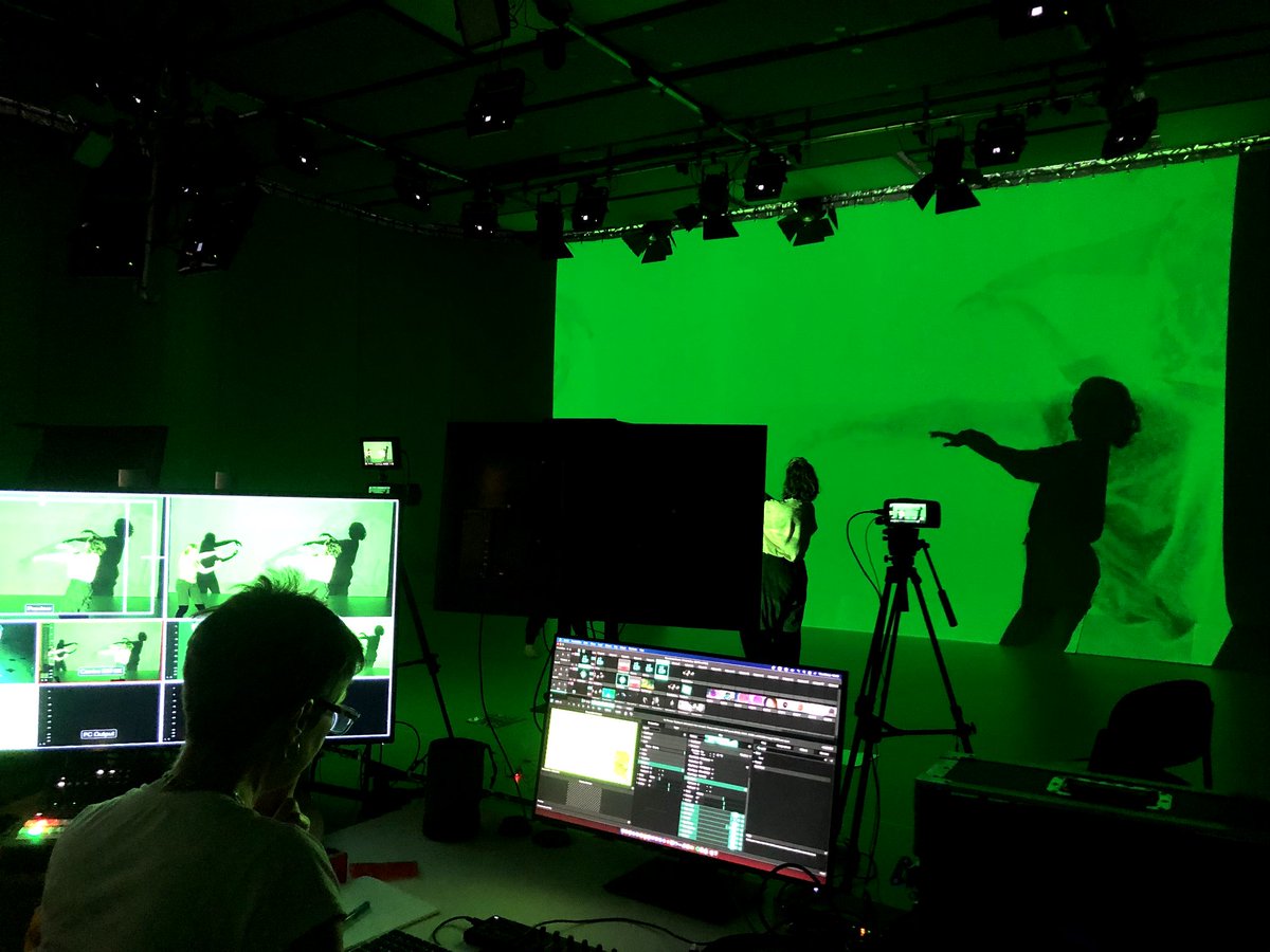 in_collusion's tweet photo. Last week we tested our volumetric performance capture system, tested #TheMultitude for touring, developed our sensor toolkit &amp; a branching narrative toolkit for writers. We also explored integrating interactivity into dance with Sarah Lewis as part of their #DYCP https://t.co/i2qoI3EB25