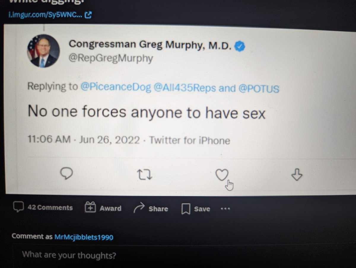 MrMcjibblets42's tweet photo. @RepGregMurphy Greg, this you?? Can't seem to find it on your Twitter today... 🤔🤔🤔 https://t.co/59ZypTomVV