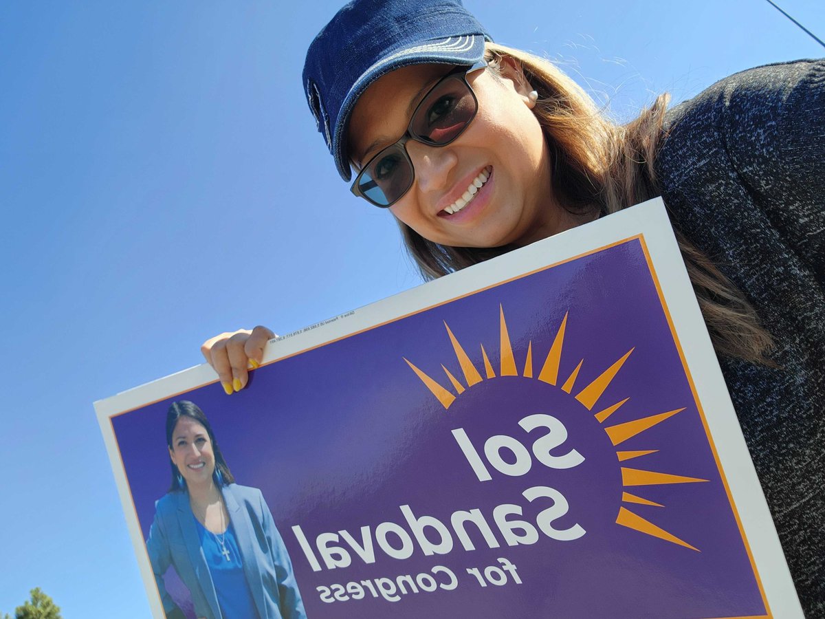 Sol Sandoval for Congress tweet media