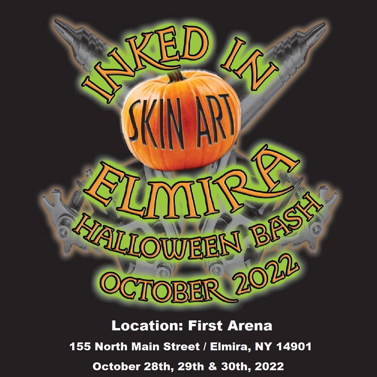 Proud to announce @fallonvendetta as our OFFICIAL HOST of the INKED IN ELMIRA HALLOWEEN BASH 2022!

BOOTHS ARE GOING FAST!

tattoomediaink.com/skinartconvent…

Tattoo Media Ink &amp; Skin Art Magazine Proudly Present: Inked In Elmira Halloween Bash 2022!
——-
