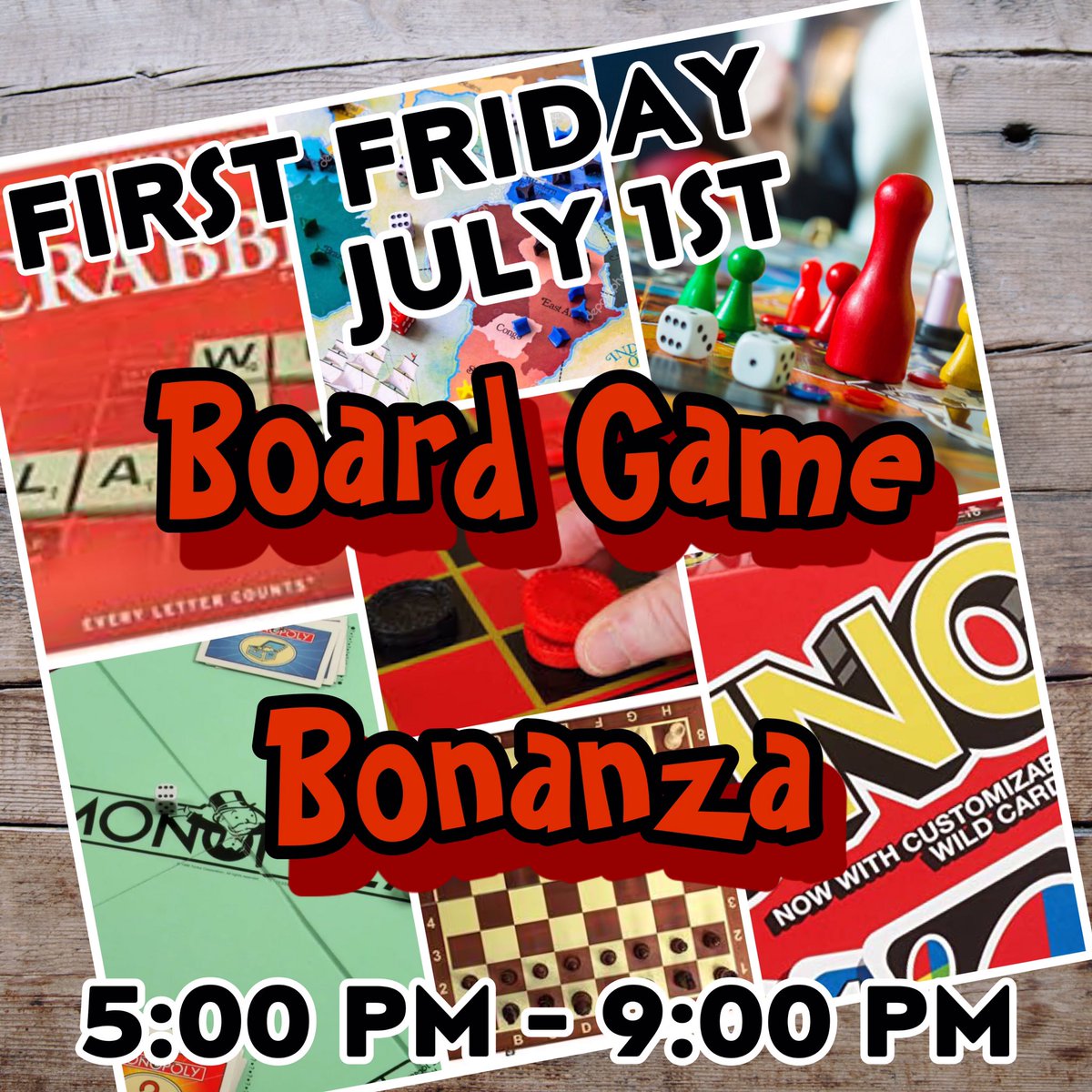 Come See Us Friday, June 7 for Board Game Bonanza
Games available and you can always BYOG #comeseeus☕🌯