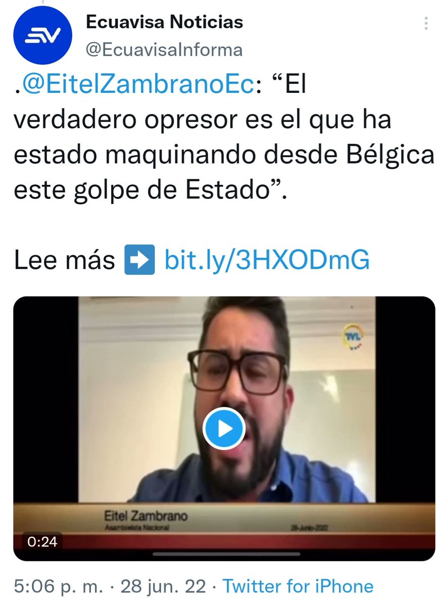 PenelopeShultz's tweet photo. @LeninBarreto @EitelZambranoEc Para que te duela un poquito mas GOLPISTA. ¿Para cuándo las renuncias? 🤡 https://t.co/0sFEWuabkT