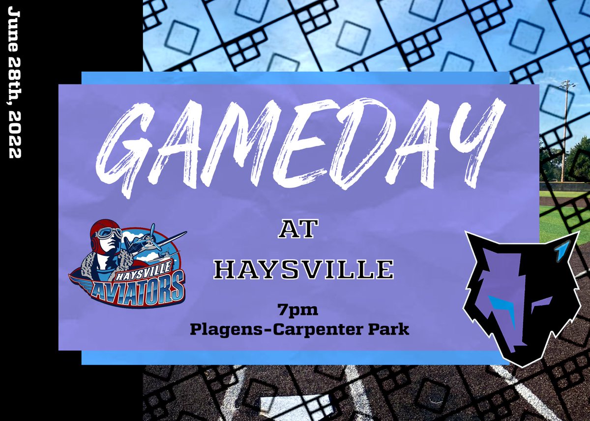 Wichita Lobos (@wichitalobos) on Twitter photo 🚨‘BOS GAMEDAY🚨
The Lobos travel to Haysville for game four of the series against the <a href="/aviatorsbsbll/">Haysville Aviators</a> at Plagens-Carpenter Park. First pitch is at 7pm!
#ThePack 🐺 🚨‘BOS GAMEDAY🚨
The Lobos travel to Haysville for game four of the series against the <a href="/aviatorsbsbll/">Haysville Aviators</a> at Plagens-Carpenter Park. First pitch is at 7pm!
#ThePack 🐺