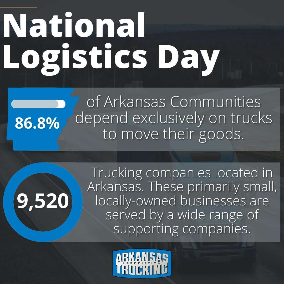 Trucking moves Arkansas forward! #nationallogisticsday