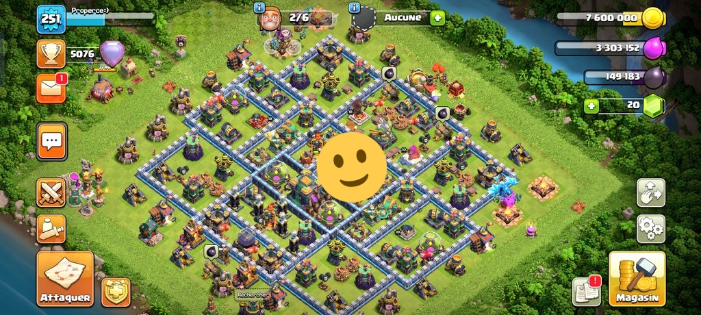 OffProperce's tweet image. Ça vous intéresse de suivre l'avancée de mon village #ClashOfClans je fini de max mon HDV 14 et je me prépare déjà à la sortie du prochain HDV en fin d'année 😁 
#clashofclans.@ClashofClansFce.@ClashofClans