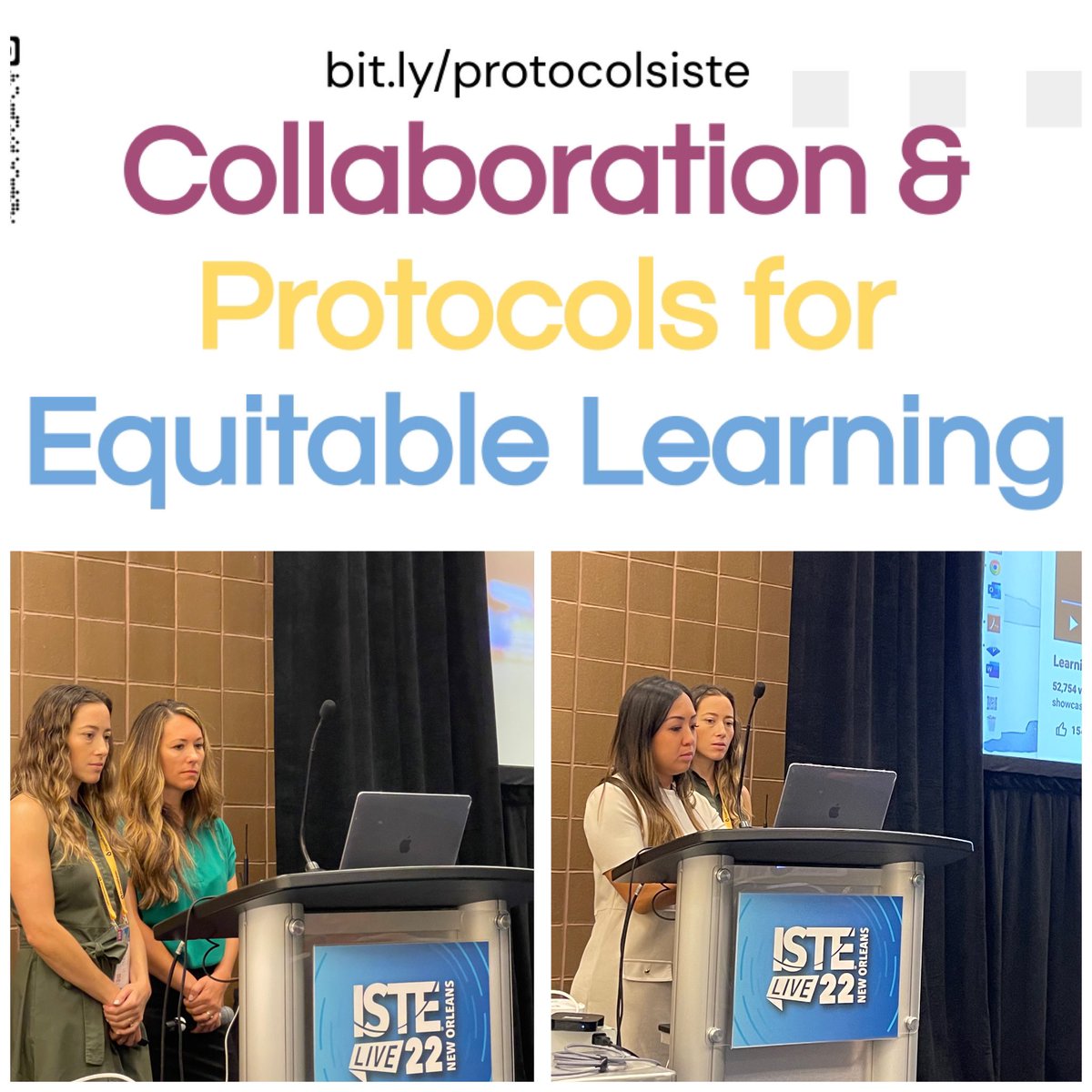jenniferaburks's tweet image. Great presentation @ISTE2022 by @ms_nguyen19, @amfousek_ed and @MsSwissman. #equitablelearning #visiblelearning