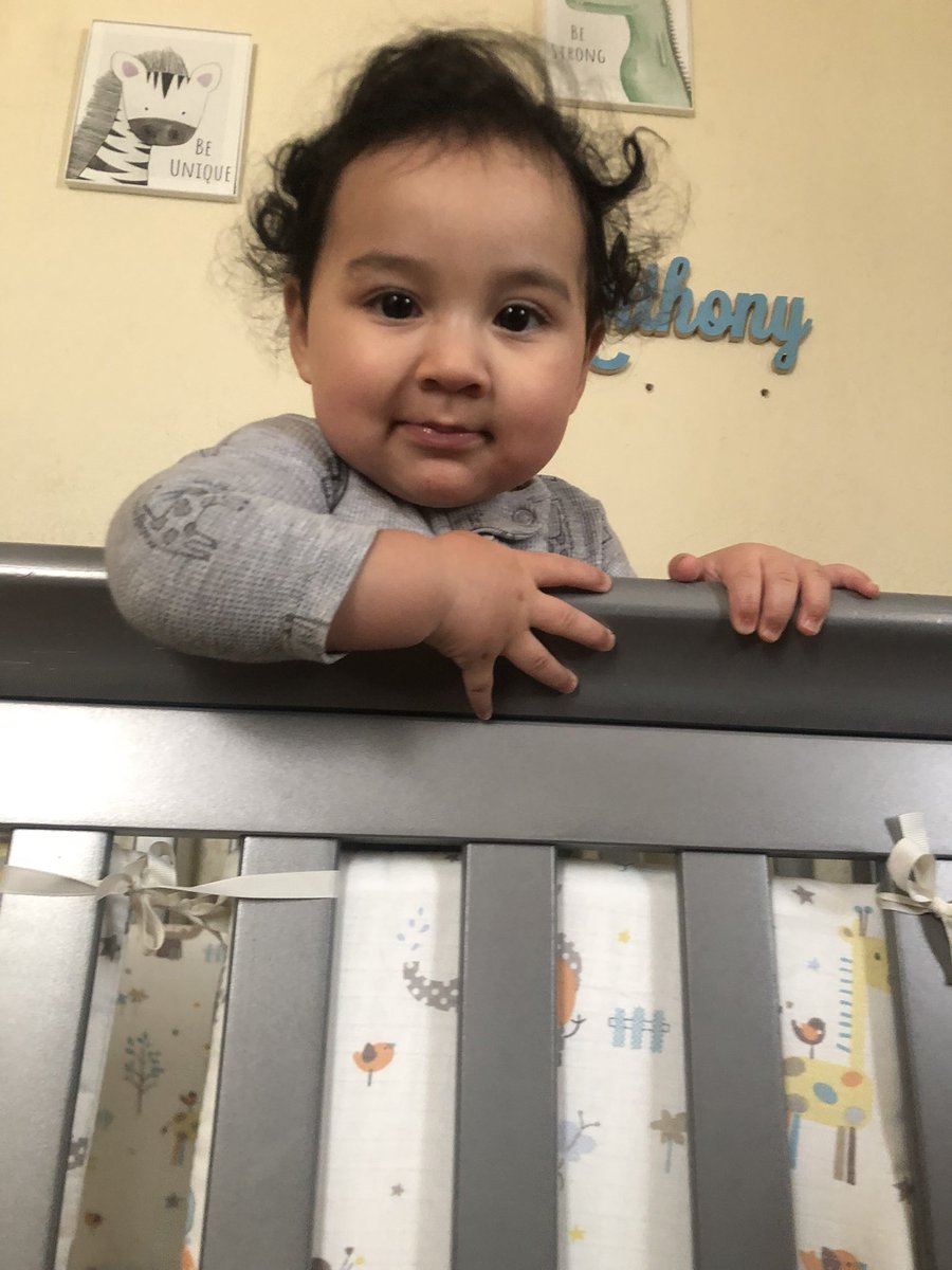 KimDominguez_'s tweet photo. Baby update. 9months and goinggggg💙✨he standing up now😭 https://t.co/tVHG9Y6TWV