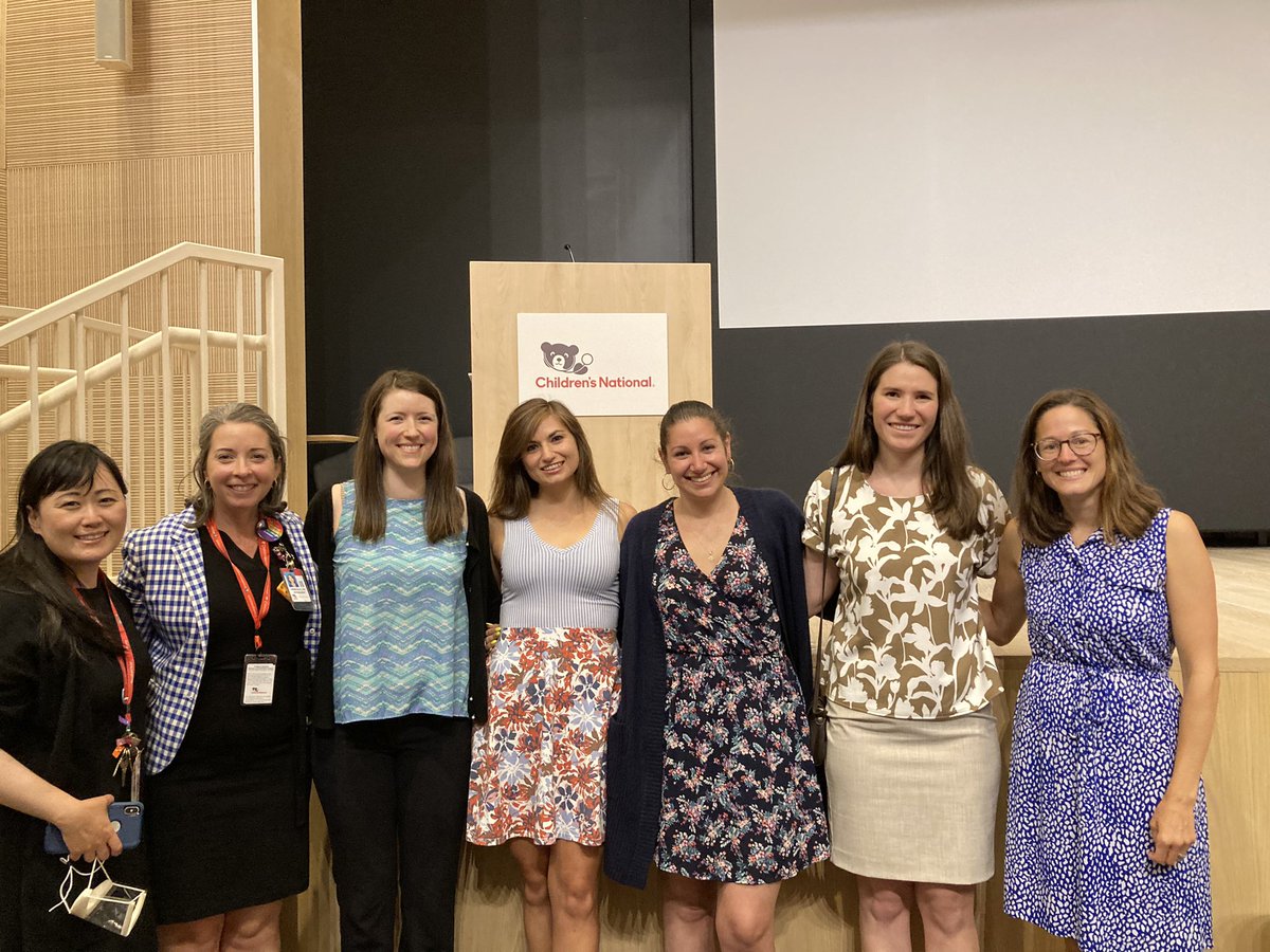 Congratulations to the newest cohort of Doctors graduating from the <a href="/ChildrensNatl/">Children's National Hospital 🏥</a> Psychology Predoctoral Internship Program. It’s been great having you as trainees, we’ve learned as much from you all as you have from us. Good luck on your journey forward! #CNHPsychology
