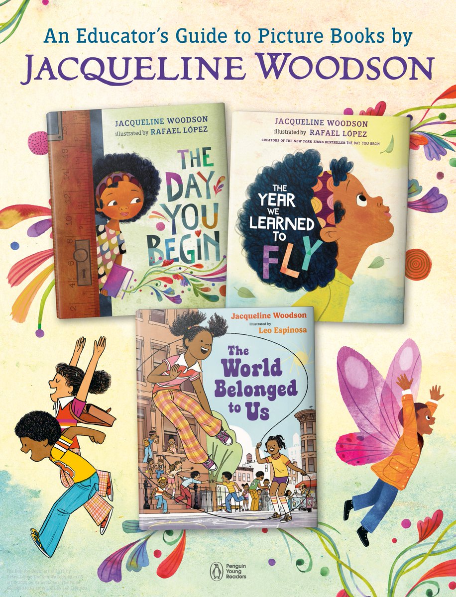 Penguin Young Readers School & Library (@penguinclass) on Twitter photo Beyond thrilled and excited to share the educator guide for <a href="/JackieWoodson/">Jacqueline Woodson</a>'s picture books written by <a href="/TchKimPossible/">Dr. Kim Parker (she | her)</a>! Get activities, discussion questions, prompts, and more to bring these three incredible books into your classroom!
Download the guide: penguinschoollibrary.com/WoodsonPBGuide Beyond thrilled and excited to share the educator guide for <a href="/JackieWoodson/">Jacqueline Woodson</a>'s picture books written by <a href="/TchKimPossible/">Dr. Kim Parker (she | her)</a>! Get activities, discussion questions, prompts, and more to bring these three incredible books into your classroom!
Download the guide: penguinschoollibrary.com/WoodsonPBGuide