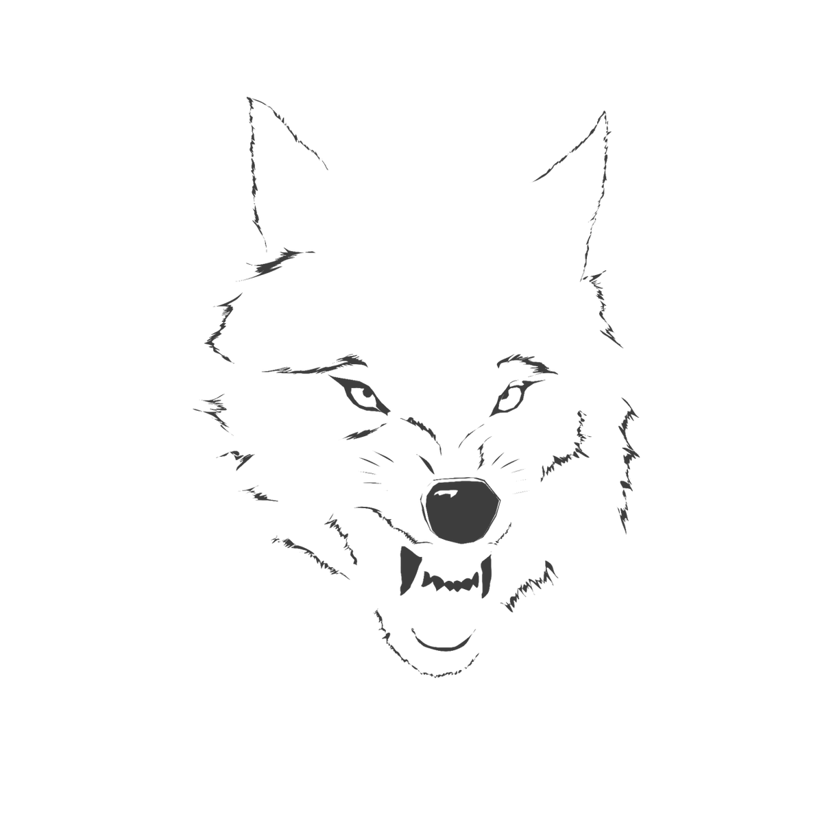 Here is the other side of Fenrir. You'll get this or the corresponding placeholder if you mint Fenrir. Which faction will you choose? #fenrir #thor #odin #loki #nft #eth #p2e