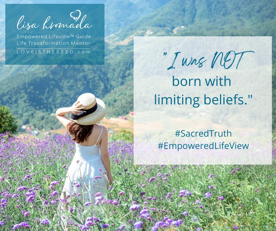 loveistheseed's tweet photo. "I was not born with limiting beliefs." ✨🦋
Your #EmpoweredLifeview Reminder https://t.co/b7j9W8dAgq