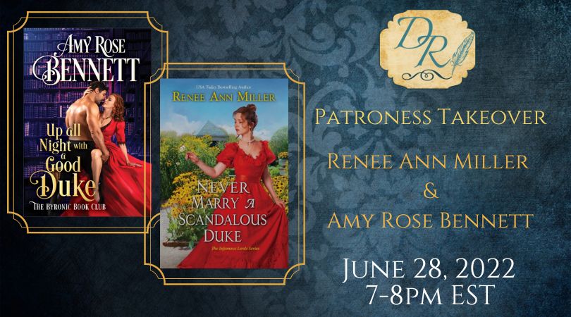 Hey everyone! Come join me and the wonderful <a href="/Reneeannmiller/">Renee Ann Miller</a> for a double release day soiree in The Drawing Room! Starts in half an hour. Lots of fun to be had 🎉. And of course, #giveaways 🎁! Join here: facebook.com/groups/TheDraw…