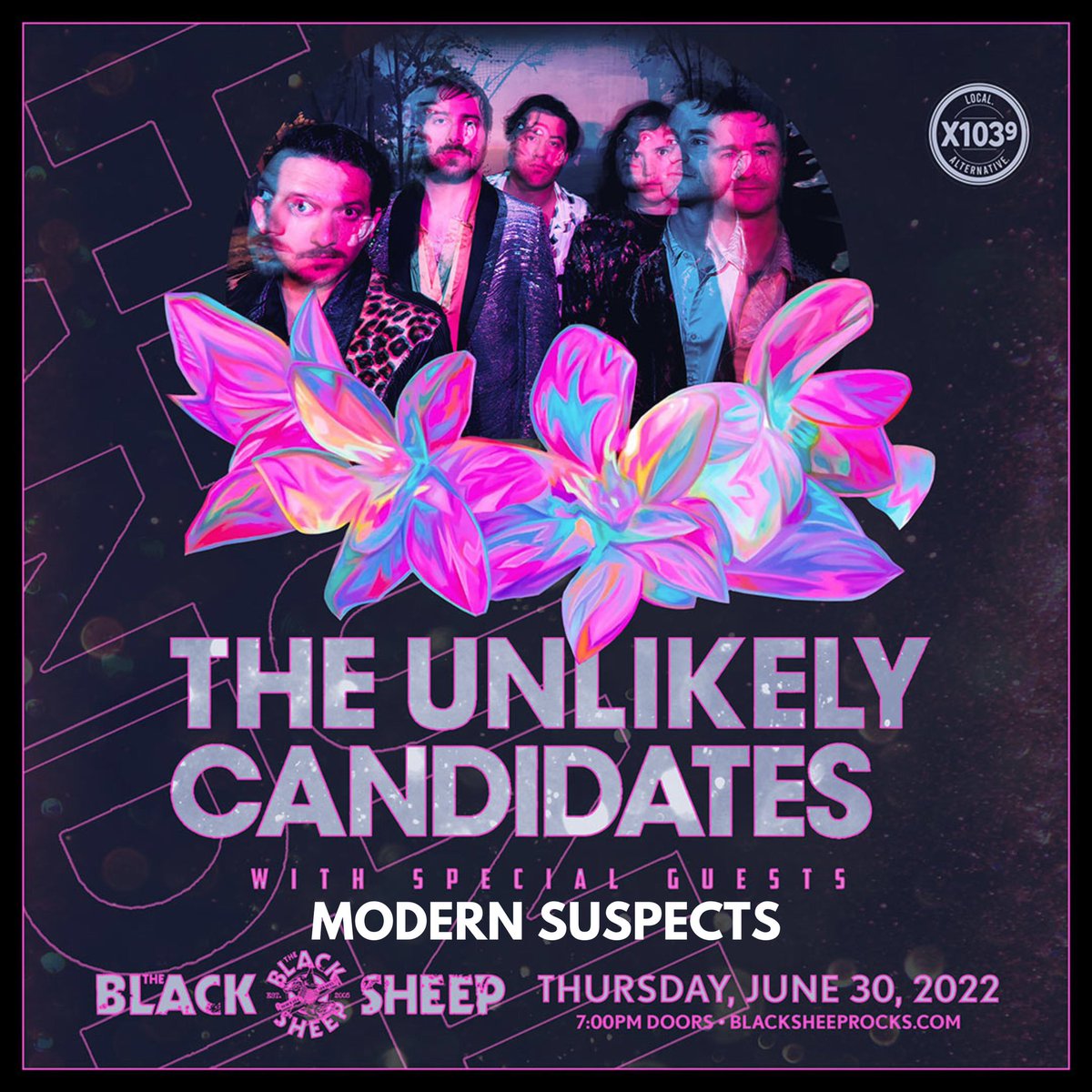 Two shows this week with <a href="/tucband/">The Unlikely Candidates</a>!

Wednesday: <a href="/MeowWolf/">Meow Wolf</a> Denver
Thursday: <a href="/BlackSheepCO/">The Black Sheep</a> 

See you there 🥶