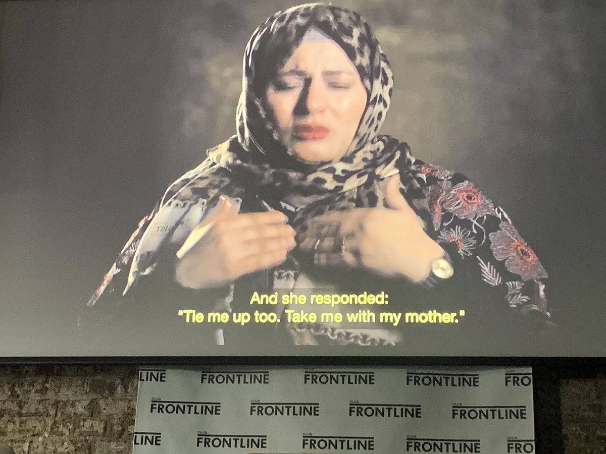 A beautiful audience at the <a href="/frontlineclub/">Frontline Club</a> tonight in #london watching Detained Under Houthis !  A panel of experts on #yemen explain the hardships women go through operating under a strict regime ! A film to watch out ! Find us <a href="/thewhy/">dhewy</a> link on youtu.be/eze1ogq6Rak