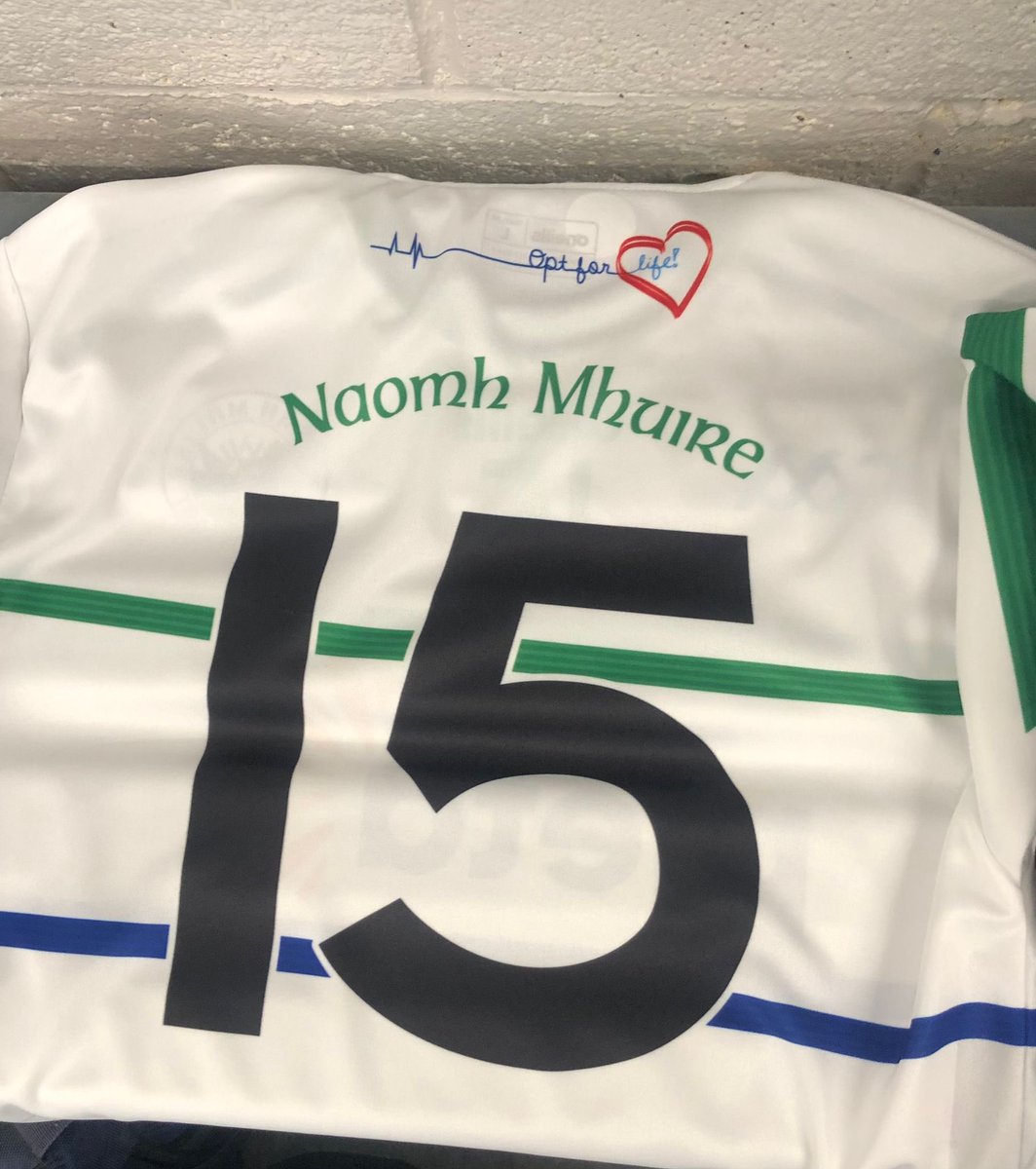 JoeBrolly1993's tweet image. The new ⁦@StMarysSaggart⁩ jerseys. A wonderful life affirming message. Live life then give life. #optforlife