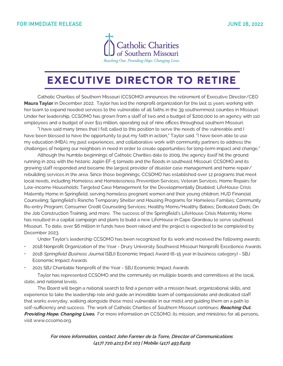 Catholic Charities of Southern Missouri tweet media