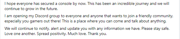 AmeerAssaf01's tweet photo. Discord Group: https://t.co/LHj3WFcant
#ps5restocks #ps5 #restockalerts #discord #RT https://t.co/UQMXZ64afQ