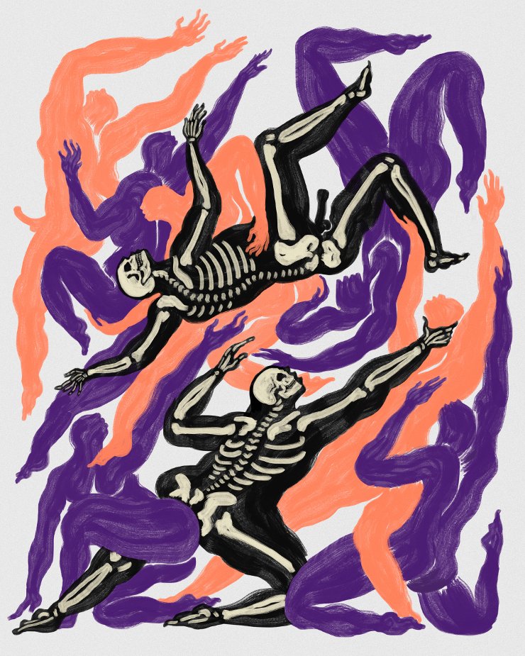 This lucky skeleton acquired all four pieces from the latest <a href="/yanlucasmigone/">Yan Lucas Migóne</a> series.🕺🕺🕺🕺