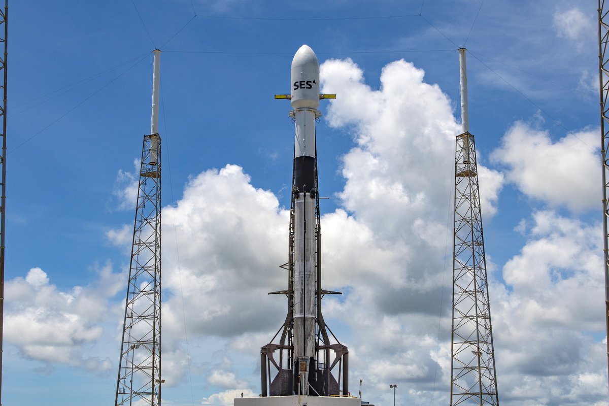 Targeting Wednesday, June 29 for a Falcon 9 launch of SES-22 to orbit from Space Launch Complex 40 in Florida. The two-hour window opens at 5:04 p.m. ET → spacex.com/launches/ses-2…