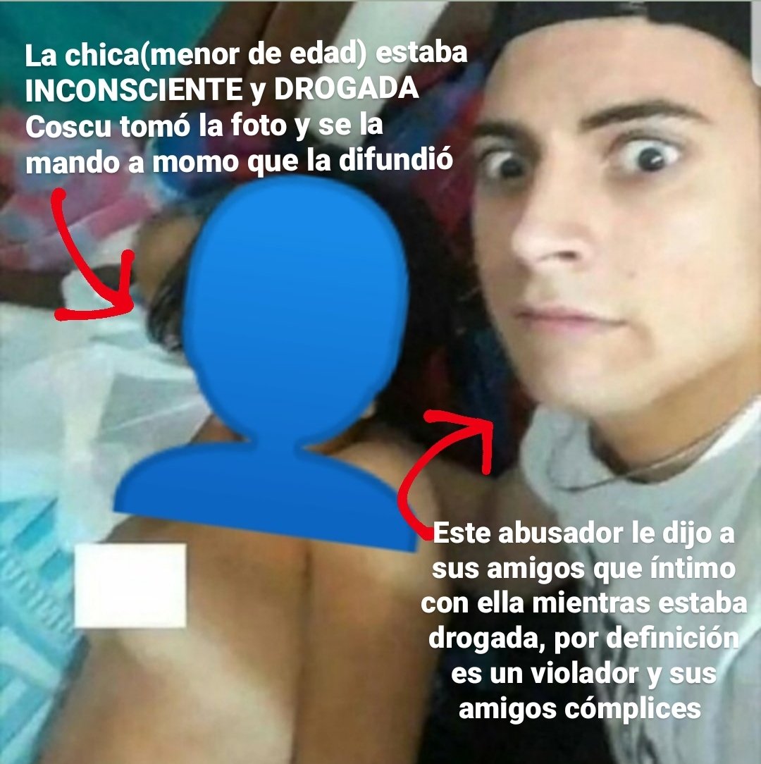 Foto con contexto
Que me enferma que publican la foto muchos fanáticos de este abusador y le quitan gravedad 
No está en la cárcel no más porque a la chica la humillaron y le dio vergüenza denunciar (como suele pasar con las víctimas de abuso,aqui sumado a las fotos)#CoscuViolin