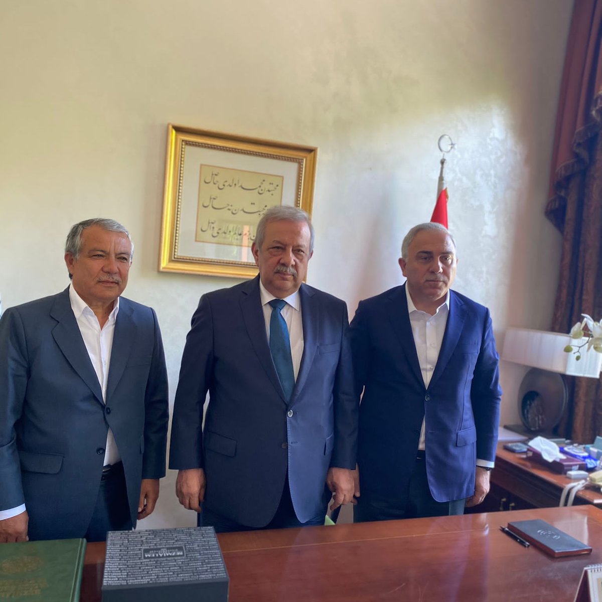 Kiymetli dostumuz Fatih bldy bsknmz Ergun Turan Bezmialem vakıf Üniversitesindeki yeni gorevimizden dolayi ziyaretimizdeydi nezaketine tesekkur ederiz