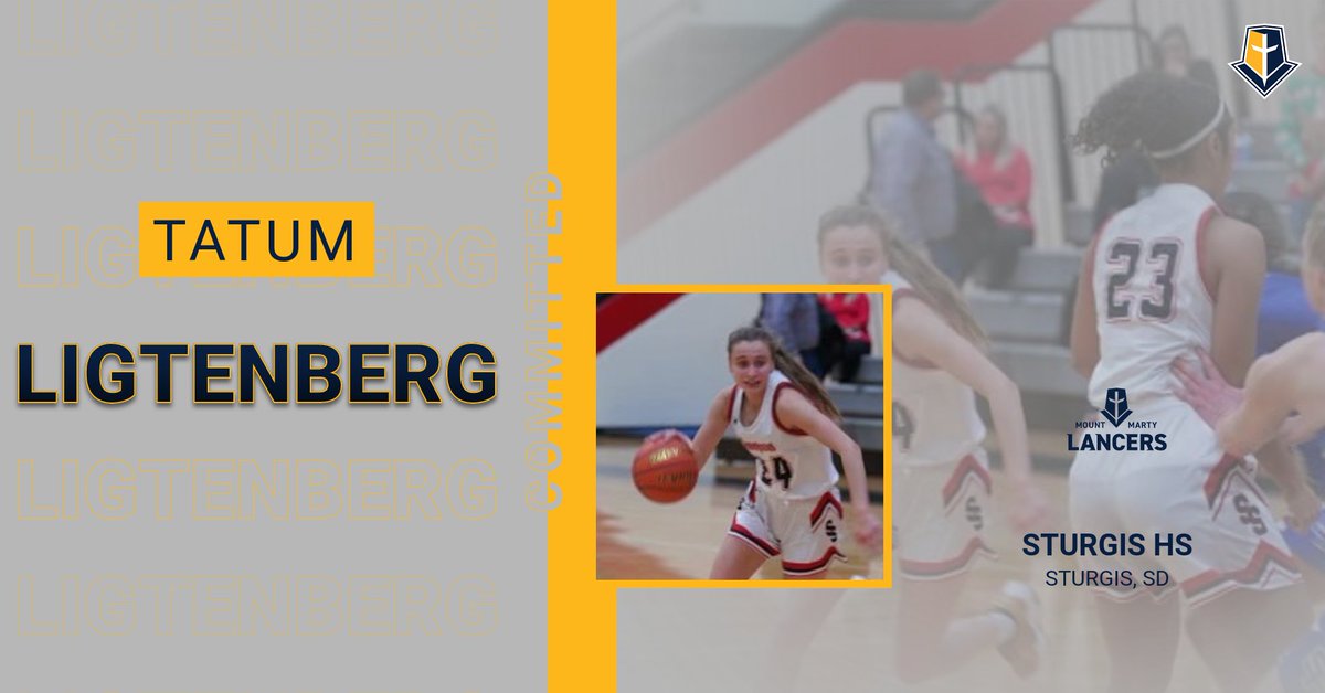 MMULancersWBB's tweet photo. Excited to announce the addition of Tatum Ligtenberg from Sturgis, SD. Please help us welcome her to the Mount! #BuildingTheHype https://t.co/torUbROB6K
