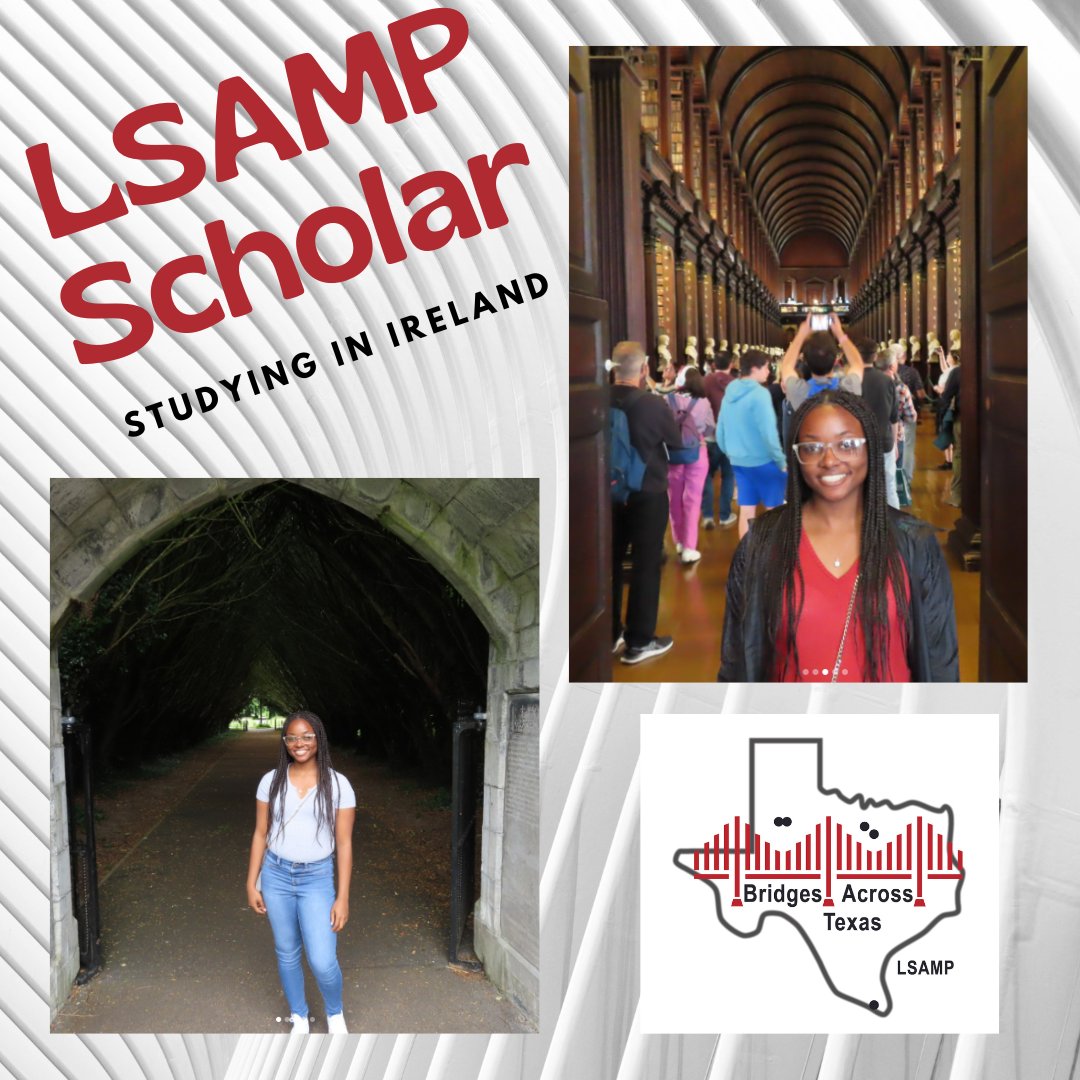 So proud of this TTU LSAMP Scholar, Stephanie Gregory, studying in Ireland this summer and enjoying an incredible learning adventure! #ttulsampscholar #stemeducation