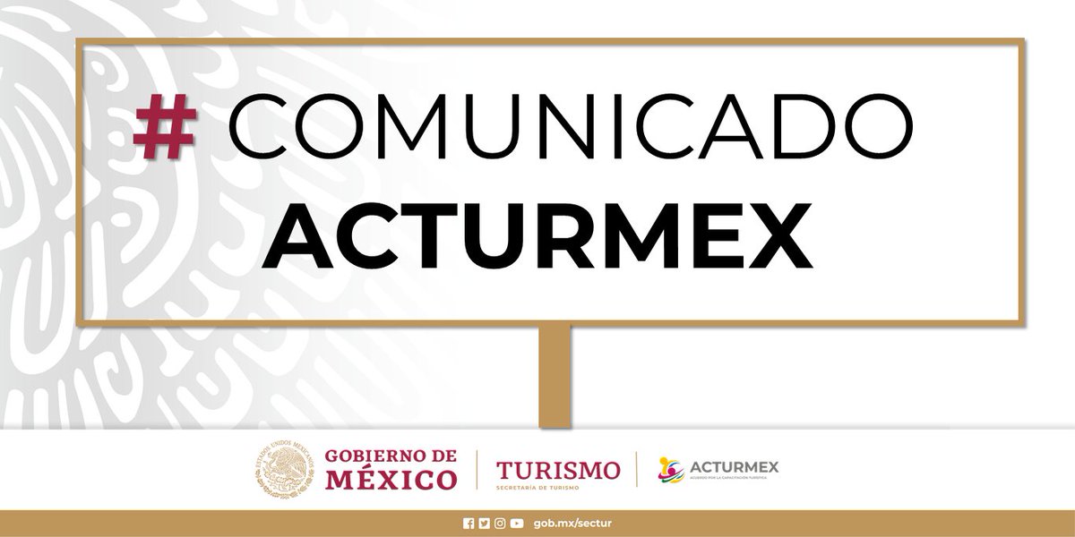 SECTUR_mx's tweet photo. 📢 Prestadoras y prestadores de Servicios Turísticos, los invitamos a conocer las acciones de capacitación que las instituciones participantes han registrado en #ACTURMEX, desde su lanzamiento a la fecha.
🔎Consulta la oferta https://t.co/xKIJor0pcQ
¡Se actualiza constantemente! https://t.co/lqJ8yhMQRZ