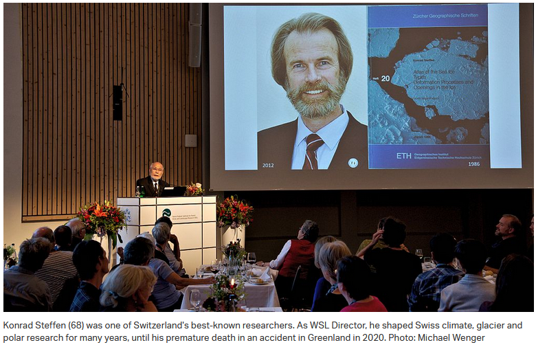 Last week, the #SymposiumKoniSteffen took place. Organized by @wsl_research <a href="/ETH_en/">ETH Zurich</a> <a href="/EPFL_en/">EPFL</a> &amp; <a href="/SwissPolar/">Swiss Polar Institute @swisspolar.bsky.social</a>, it brought together scientists and friends of the polar regions. If you missed it, visit wsl.ch/en/news/2022/0… - the presentation will be available there. [1/3]