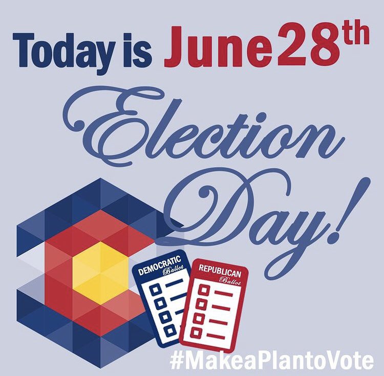 summitclerk's tweet photo. All 3 polling centers are open, staffed with trained election judges representing a multitude of party affiliations waiting to assist Summit voters until 7:00PM!  Silverthorne, Frisco, &amp; Breckenridge: https://t.co/RJ9g29QP8v https://t.co/BZGLUTJTxa