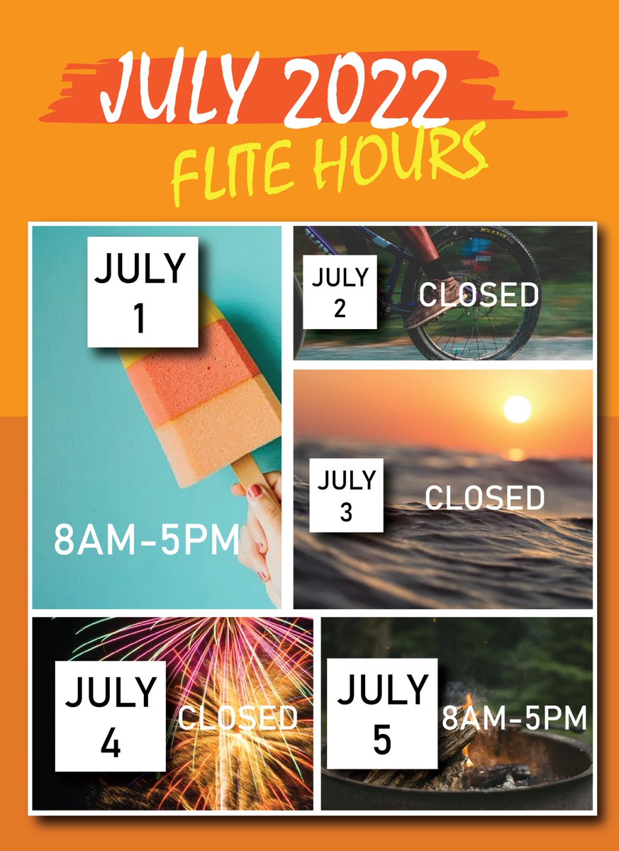 FLITElibrary's tweet photo. Holiday hours.  #July4th https://t.co/cuYNrpYgH9