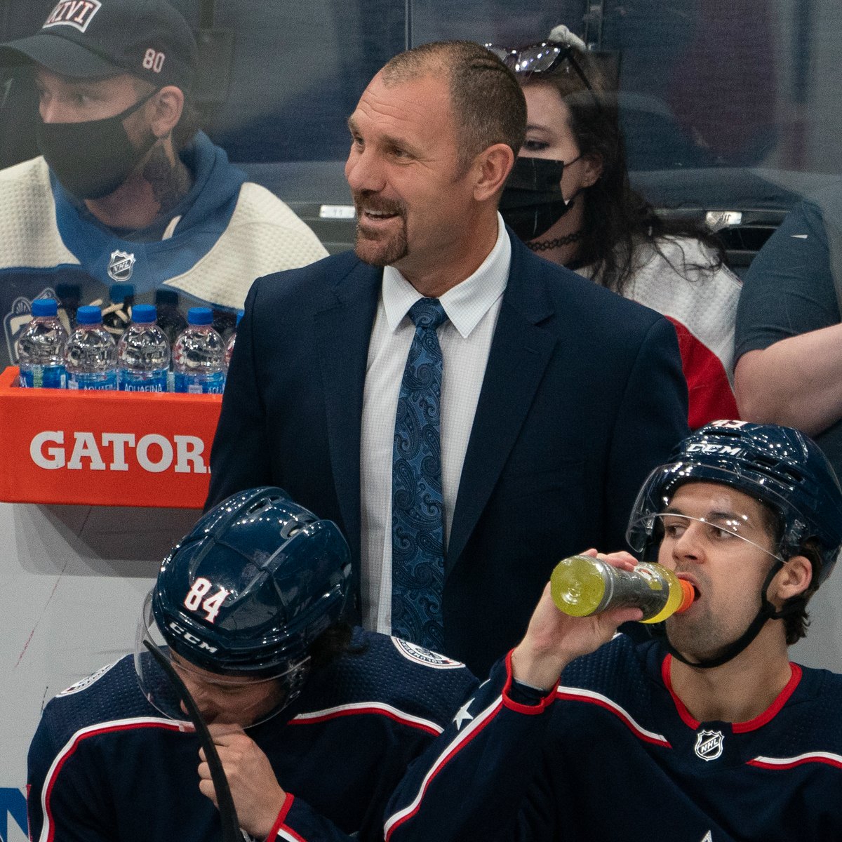 BlueJacketsNHL's tweet photo. HAPPY BIRTHDAY LARS! 🥳

RT to send coach your best wishes! https://t.co/jdaYTKT75K