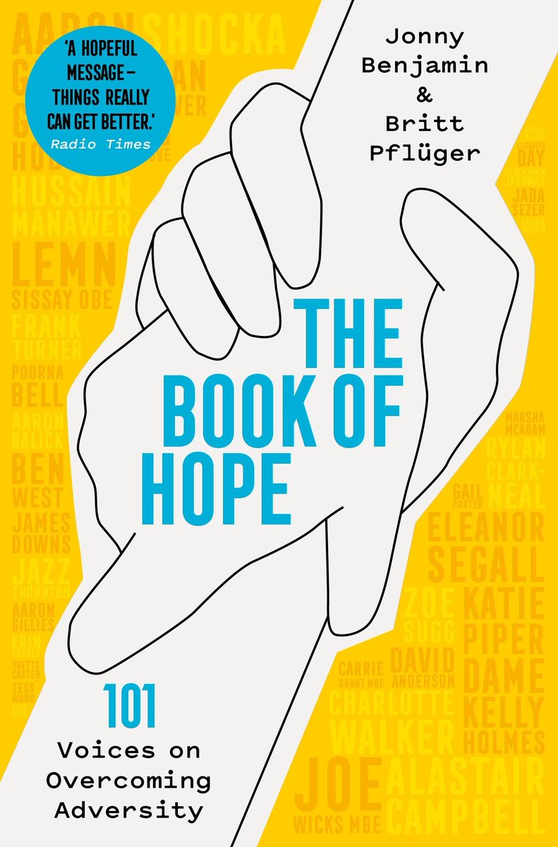 This thread contains quotes from my essay in @MrJonnyBenjamin and <a href="/BrittPfluger/">Britt Pflüger</a> 's Book of Hope. Mine was called 'Of hope and Sunflowers' as I grew sunflowers when I was depressed to make myself, friends and family smile. Bad times don't last forever.