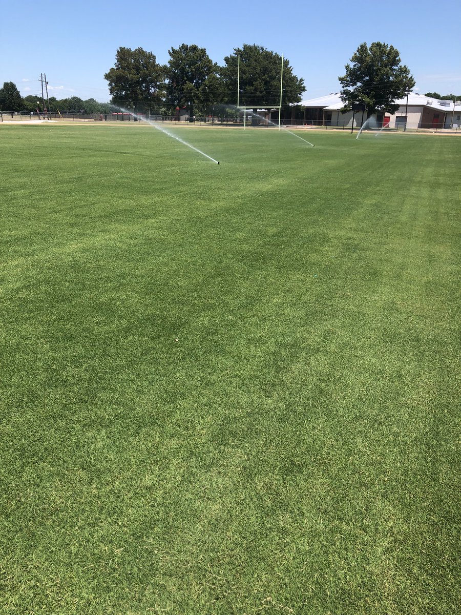 STATE OF THE PROGRAM REPORT..
Shot out to Sandy Wilson, best turf man in the South.  TROJAN Field is Grade A…Prime Real Estate!!! 
MarchOnTROJANS!!!