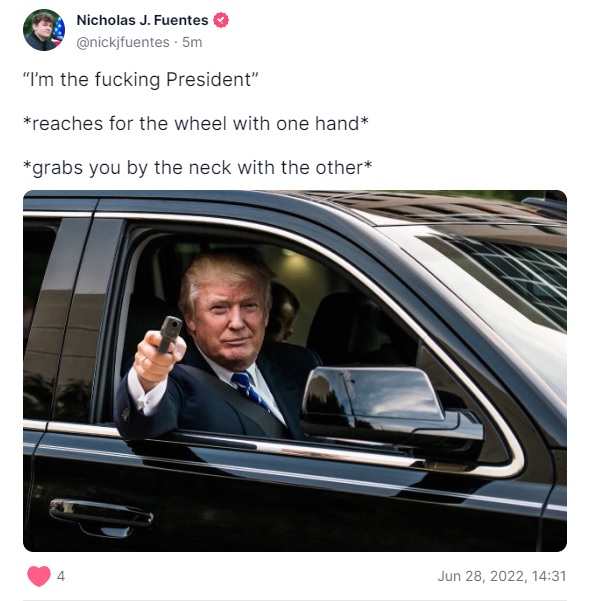 RightWingWatch's tweet image. They love it.