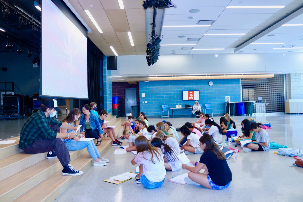 Summer Musical students are enhancing their vocal skills, dancing, and acting skills while they prepare for the big stage by putting on a show! Students have been auditioning, rehearsing, and will perform a mini-musical at the end of the summer! #d30learns