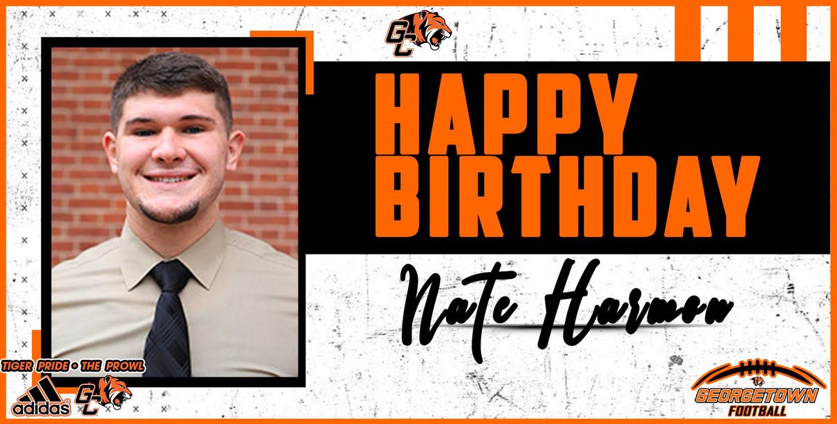 Gtown_Football's tweet photo. Happy Birthday @n8_harmon ‼️
#TigerPride🐅 | #TheProwl https://t.co/tsOKVqeYOi
