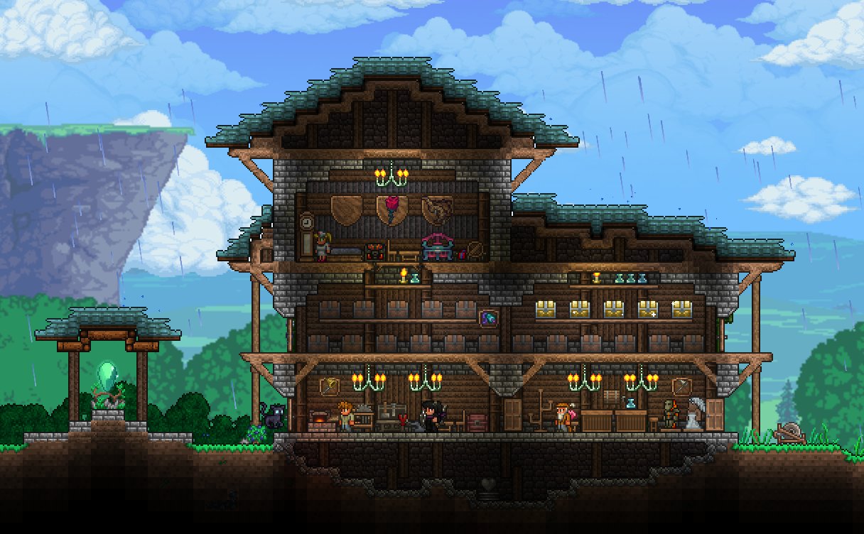 Big house build : r/Terraria