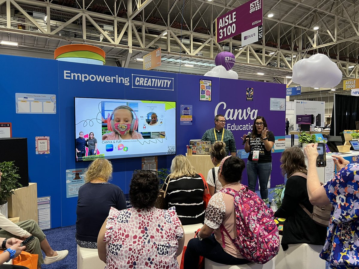 Incredible ideas to combine @canva for Education + @MicrosoftFlip!! @themerrillsedu are outstanding!!! 🤩

#iste #ISTELive #ISTELive22 #ISTE2022 #ISTELive2022 #canvaedu #microsoftflip