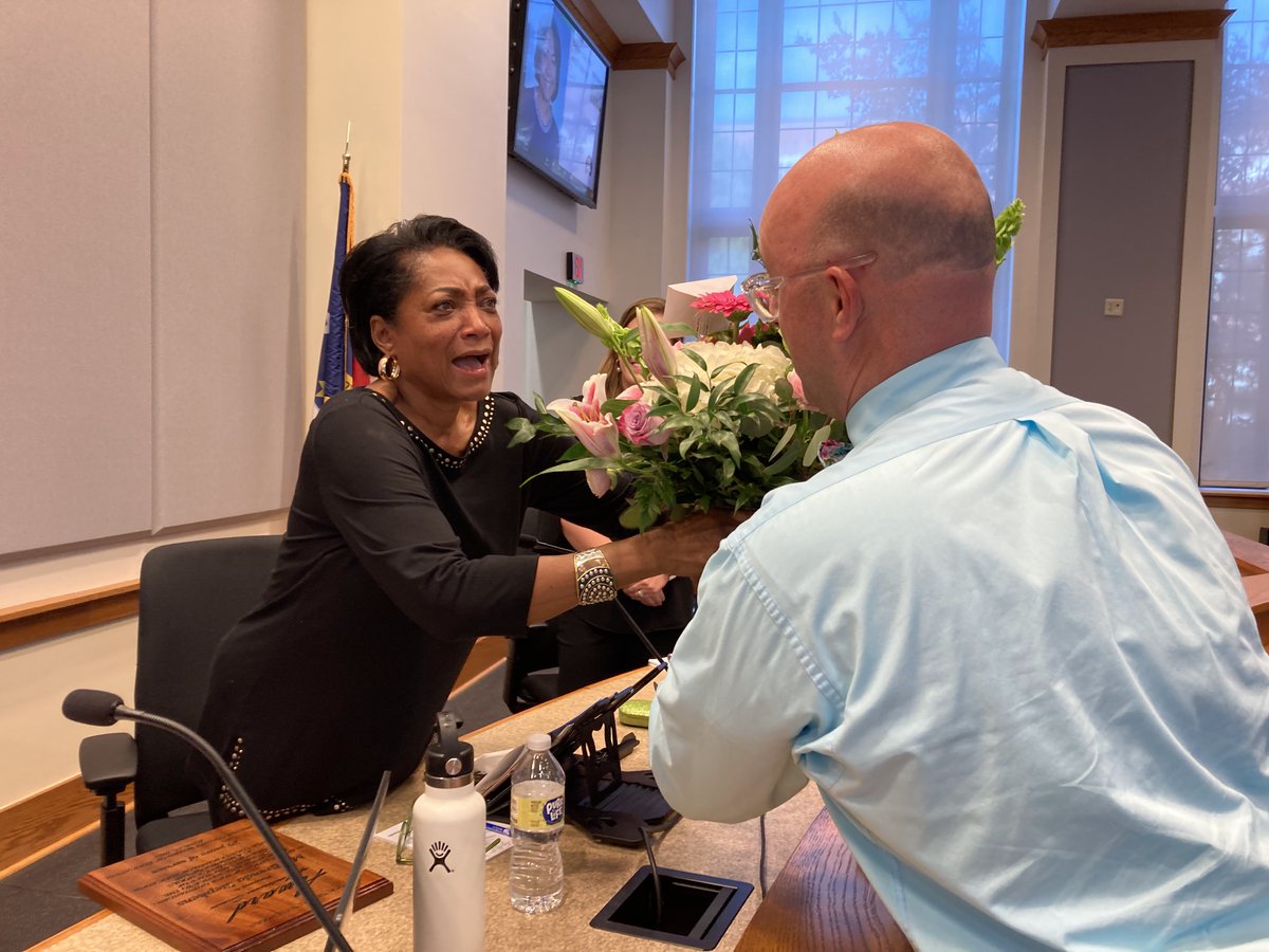 The Orange County School Board bid farewell to two outgoing members Monday evening. The Board honored Mrs. MacKenzie for her dedicated service during a global pandemic, and they honored Mrs. Stephens for 20 YEARS of faithful service on the Orange County Board of Education.