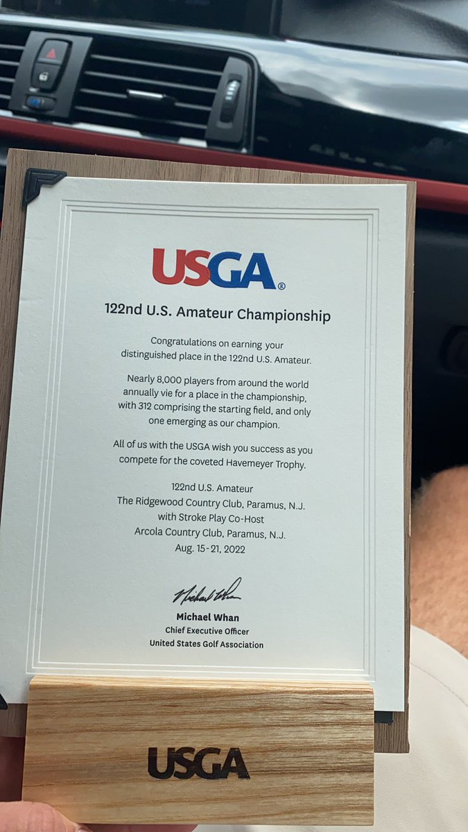 successful week with my guy Myles Jones at the Standard Club. US AM in NJ Soon. Really proud to be on the bag for a close friend of mine. 
Georgia State AM next week!