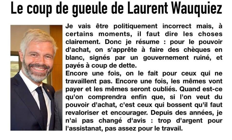 <a href="/laurentwauquiez/">Laurent Wauquiez</a>  je suis totalement d'accord avec toi !