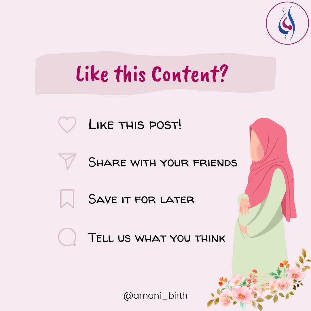AMANI_Birth's tweet photo. 💜Your support person is there to help you, not simply to watch. It is important to choose someone who can be there when you go into labor and is calm and positive.
#birth #naturalbirth #birthsupport #doula #laborsupport #saudi #ksa #muslimwomen #muslimcouple #amanibirth https://t.co/FiqOkBB03l