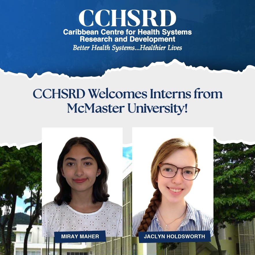 CCHSRD UWI St. Augustine (@cchsrd_uwista) on Twitter photo We are excited to welcome <a href="/McMasterU/">McMaster University</a> UG interns Jaclyn and Miray at the <a href="/CCHSRD_UWIsta/">CCHSRD UWI St. Augustine</a>. We are excited to welcome <a href="/McMasterU/">McMaster University</a> UG interns Jaclyn and Miray at the <a href="/CCHSRD_UWIsta/">CCHSRD UWI St. Augustine</a>.