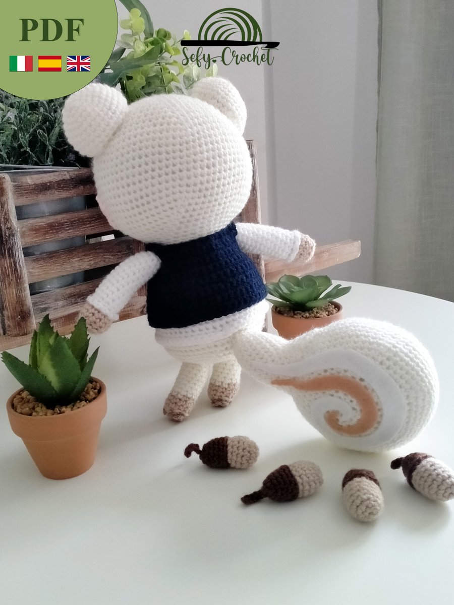 sefycrochet's tweet photo. 🌿Marshal - Animal Crossing Crochet Pattern
I enjoyed making it, it's so cute🥰
Find more on the etsy page https://t.co/lZog03mwC7

#AnimalCrossing #AnimalCrossingNewHorizons  #crochet #crochetpattern #ACNH #handmadewithlove #handmade #amigurumi #amigurumilove #amigurumipattern https://t.co/3p2dUqEq5V