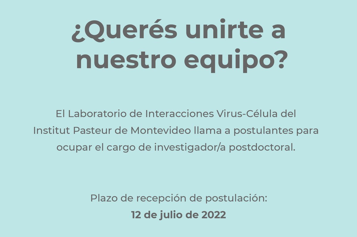 Institut Pasteur Montevideo tweet media