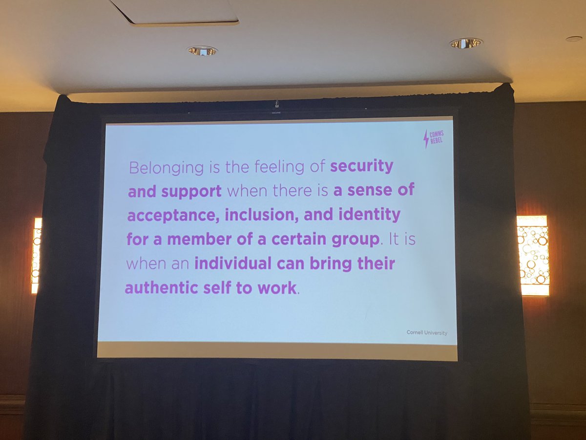 Jenni Field (@mrsjennifield) on Twitter photo Listening to <a href="/Advita_p/">Advita CommsRebel</a> share her story about why belonging is important to her and what it really is #iabc22 Listening to <a href="/Advita_p/">Advita CommsRebel</a> share her story about why belonging is important to her and what it really is #iabc22