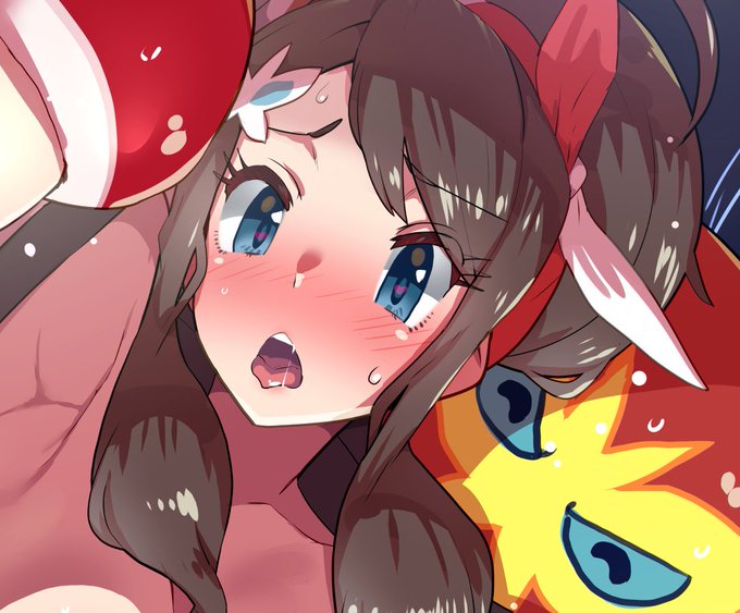 ポケマスのトウコちゃん絵完成。おまつり好きな相棒くんにワッショイされちゃう感じの1枚です。渋R-18とニジエにうpりましたので、最寄りのSNSでどうぞ。 